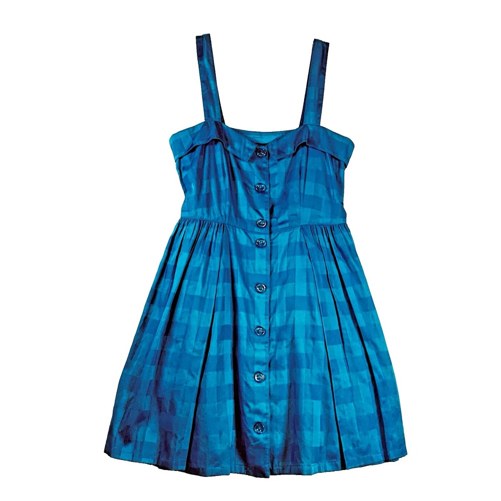Marc By Marc Jacobs Sz 4 Dress Lined Cotton Blend Hidden Pockets